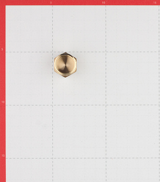 Заглушка 1/2 НР(ш) латунная