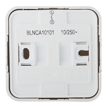 Выключатель Systeme Electric Blanca двухклавишный накладной алюминий (BLNVA105013)