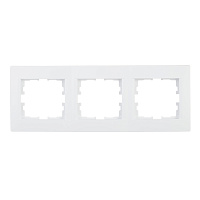 Рамка Lezard Karina трехместная белая (707-0200-148)