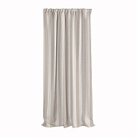 Штора рогожка бежевая 200х270 см Волшебная Ночь Зебра (763082)