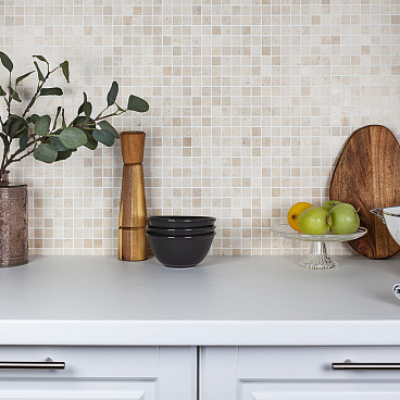 Мозаика Starmosaic Crema Marfil Polished бежевый мрамор из натурального камня 305х305х4 мм полированная