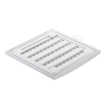 Решетка вентиляционная пластиковая приточно-вытяжная Era РРП 200х200 мм регулируемая белая