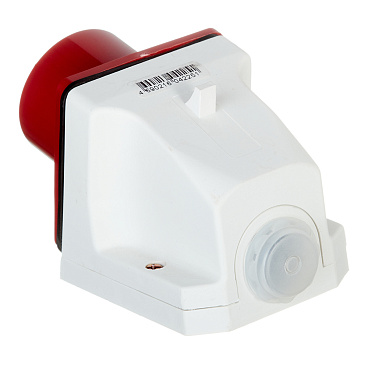 Вилка силовая угловая настенная EKF PROxima 3Р+РЕ 16 А 380 В IP44