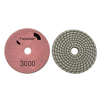 Круг алмазный шлифовальный по камню Hesler гибкий d100 мм P3000 для мокрого шлифования (1 шт.)