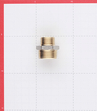 Ниппель переходной 3/4 НР(ш) х 1/2 НР(ш) латунный