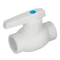 Кран шаровой полипропиленовый Valtec 25 мм с латунной обоймой (VTp.744.0.025)