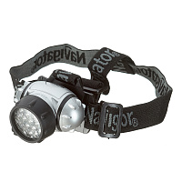 Фонарь налобный Navigator светодиодный 19 LED на батарейках AAA пластик (949171)
