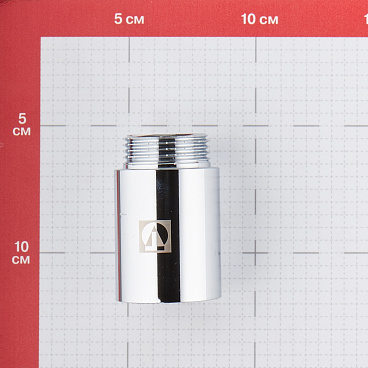 Удлинитель Valtec 50 мм х 1 ВР(г) х 1 НР(ш) хром латунный (VTr.198.C.0650)