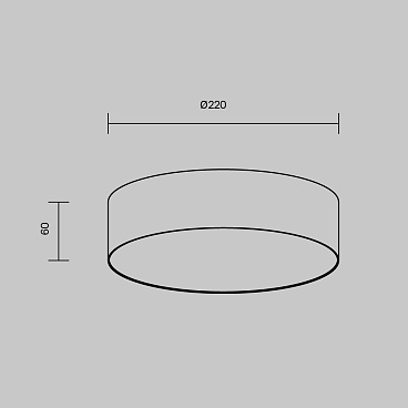 Потолочный светильник Technical C032CL-24W4K-RD-B
