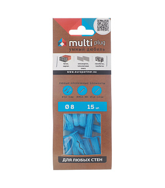 Дюбель универсальный MULTI plug 8x32 мм нейлон (15 шт.)