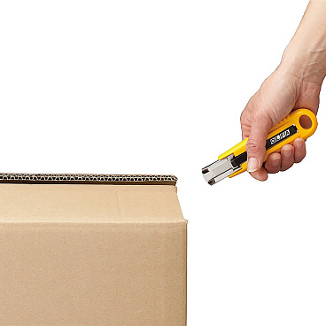 Нож строительный Olfa 18 мм с трапециевидным выдвижным лезвием двухкомпонентный корпус с возвратной пружиной