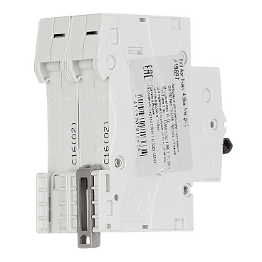 Автоматический выключатель модульный Legrand RX3 2P 16А тип C 4,5 кА 230/400 В (419697)