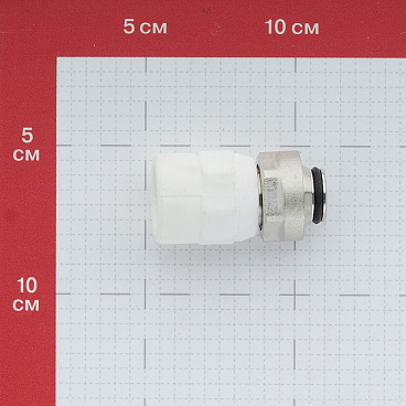 Муфта полипропиленовая Valtec с накидной гайкой 20 мм х 3/4 ЕК под евроконус (VTp.708.E.02005)