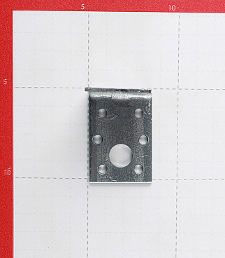 Уголок крепежный оцинкованный 50х50х35х2.5 мм