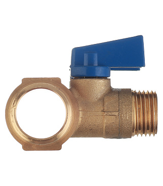 Коллектор Tiemme 3/4 ВР(г) х 2 выхода 1/2 НР(ш) ЕК х 3/4 НР(ш) с шаровыми кранами (1820029)