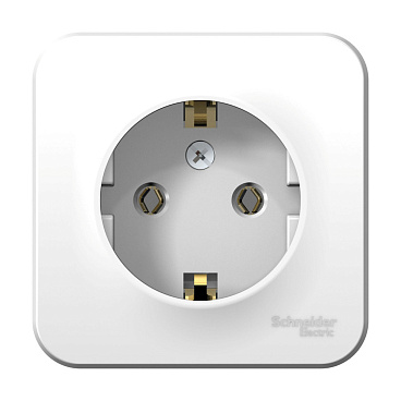 Розетка Systeme Electric Blanca накладная белая (BLNRA010111)