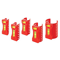 Набор уровней пузырьковых для выравнивания труб Kapro 350 (5 шт.)