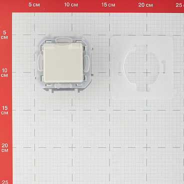 Розетка Legrand Inspiria встраиваемая слоновая кость со шторками с крышкой (673741)