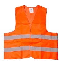 Жилет сигнальный светоотражающий КМ 52-56 универсальный оранжевый (OR60) уценка