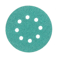 Диск шлифовальный КМ Green Film d125 мм P40 на липучку пленочная основа (5 шт.)