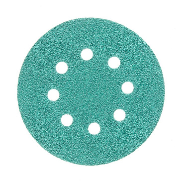 Диск шлифовальный КМ Green Film d125 мм P40 на липучку пленочная основа (5 шт.)