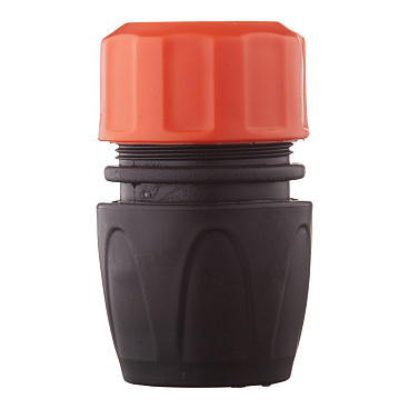 Соединитель 1/2 для поливочного шланга Amigo пластиковый с аквастопом (74012)