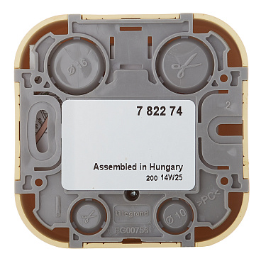 Розетка телефонная Legrand Quteo накладная дерево RJ11 (782274)