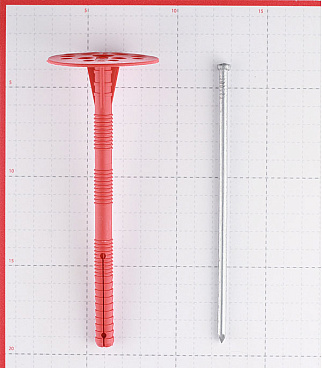 Дюбель для теплоизоляции Tech-Krep 10х160 мм металлический гвоздь (50 шт.)