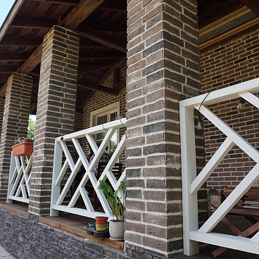 Искусственный камень White Hills Лондон Брик кофейный (60 шт.=1,16 кв.м)