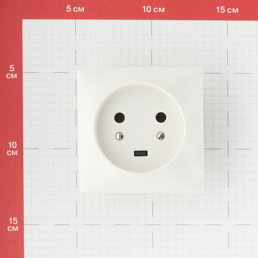 Розетка силовая для электроплит Legrand с заземлением 2Р+Е 20 А 230 В IP20 слоновая кость (55422)