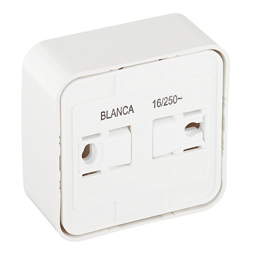 Розетка Systeme Electric Blanca накладная белая компакт (BLNRA110111)