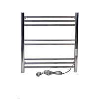 Полотенцесушитель электрический Тера Богема 600х532 мм 81 Вт с терморегулятором правый хром