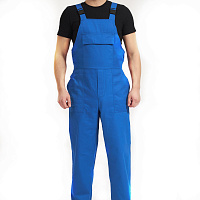 Полукомбинезон рабочий Бригадир 52-54 рост 170-176 см васильковый