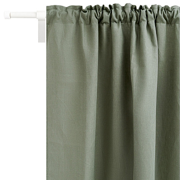 Штора лен шалфей 145х300 см Rusby Лен (ТТ-00259471)