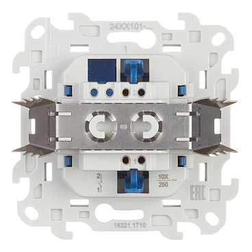 Выключатель Simon 24 Harmonie одноклавишный встраиваемый белый (2420101-030)