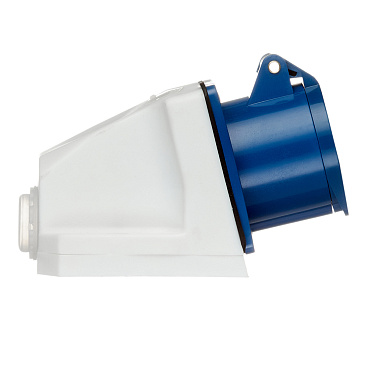 Розетка силовая угловая настенная EKF PROxima 2Р+РЕ 16 А 220 В IP44