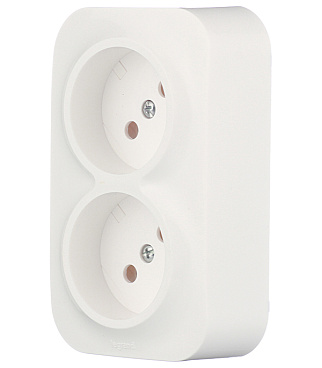 Розетка Legrand Quteo накладная белая (782231)