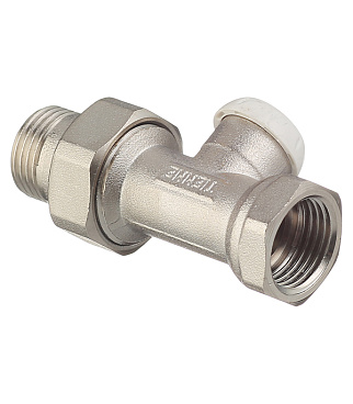 Клапан запорный Tiemme 1/2 НР(ш) х 1/2 ВР(г) для радиатора (3230003)