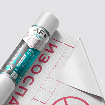 Ветро-влагозащита негорючая для стен/фасадов Изоспан AF+ 200 г/м2 70 кв.м