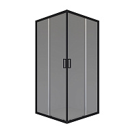 Душевой уголок Domani-Spa Cube V88 черный 80х80х190 см квадрат стекло тонированное 5 мм (DS04CbV88L0T00.Gt-Black)