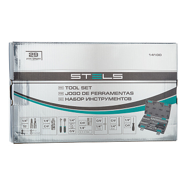 Набор инструментов универсальный Stels (14100) (29 шт.)
