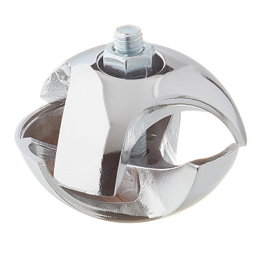 Держатель краб для двух труб к системе Joker d25 мм хром