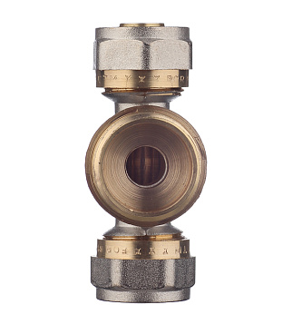 Тройник 16 обж(ц) х 3/4 НР(ш) х 16 обж(ц)