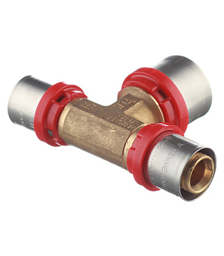 Тройник Tiemme 20(пресс) х 26(пресс) х 20(пресс)