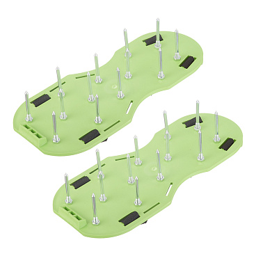 Накладки на обувь для аэрации газона полипропиленовые размер 45-46 зеленые Palisad (64498)