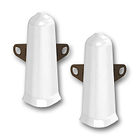 Угол наружный Деконика 85 мм белый глянцевый Г-профиль (2 шт.)