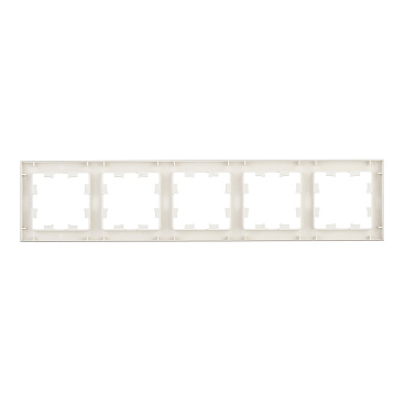 Рамка Systeme Electric AtlasDesign пятиместная бежевая (ATN000205)