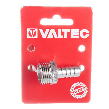 Штуцер Valtec для присоединения шланга 1/2 НР(ш) х 12 мм латунный (VTr.650.N.0412)