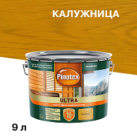 Антисептик Pinotex/Omnitex Ultra декоративный для дерева калужница 9 л