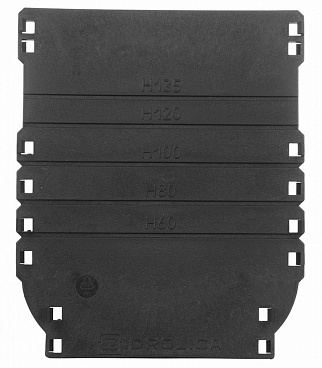 Заглушка для лотка водоотводного пластиковая Gidrolica универсальная (18101)